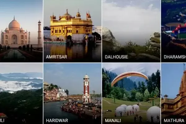 Indian tourist places